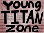 Thumbnail Wordart Young Titan Zone over brick background